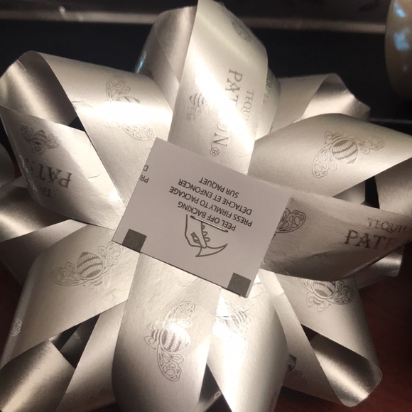 COPY - Set of 3 Patron Tequila Silver Gift Bows 4 1/2" - Picture 7 of 8